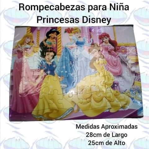 Rompecabezas Infantil Juguete Didáctico Princesas Disney 