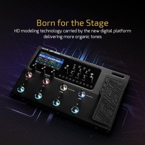 Pedal De Processador Valeton Multi Effects Com Expression Pe
