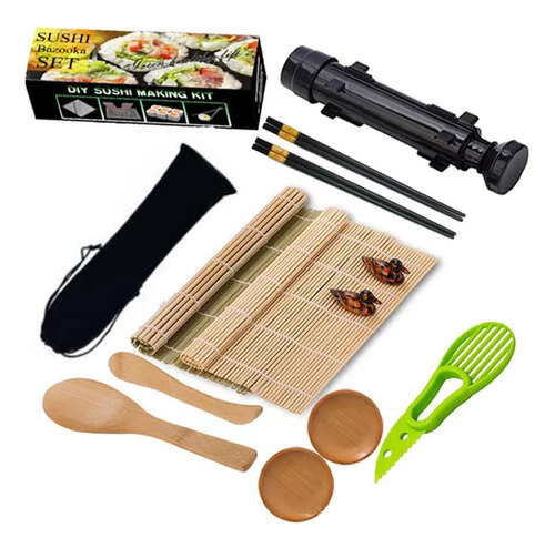 Kit De Fabricacin De Sushi, 2 Alfombrillas De Bamb Para Sush