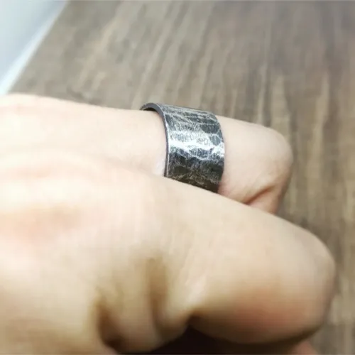 Anillos rusticos plata sales
