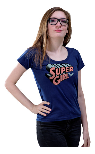 Remera Supergirl Kara Zor El  - Logo Dc Comics