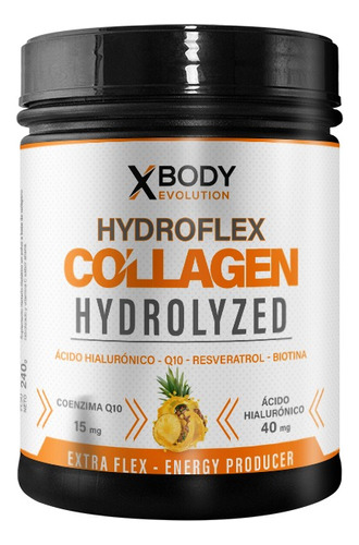 Hydroflex Colageno Hydrolizado - Xbody Evolution Sabor Ananá