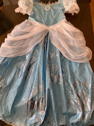 Disfraz Vestido Cenicienta Original Disney Store Talle 9 10