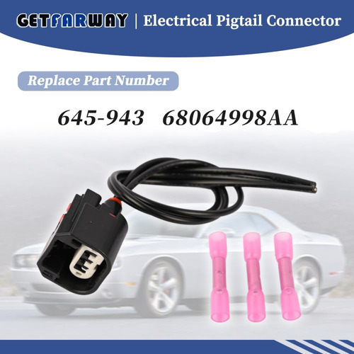 Conector Eléctrico 68064998aa 3 Cables Para Dodge/jeep 2009-