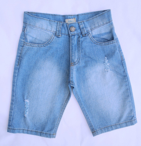 Bermuda Jeans Tiki Niño Infantil Talles 2 Al 16