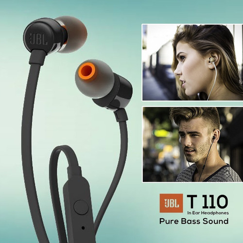 Audífonos Jbl Manos Libres Extra Bajo In Ear Llamadas T110