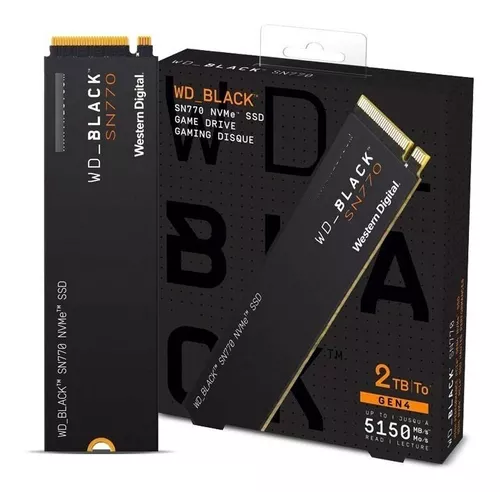 Western Digital Black SN770 2TB Disco duro SSD M.2 NVMe