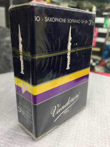 Palheta Vandoren Sax Soprano Sib-bb N° 3,5 C/ 10 Unidades