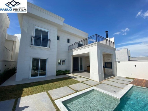 Imagem 28 de 30 de Sobrado Neoclássico Com 4 Suítes E Piscina No Condomínio Duas Marias - Ca04399 - 69547872