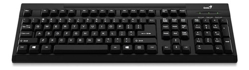 Teclado Genius KB-125 QWERTY español color negro