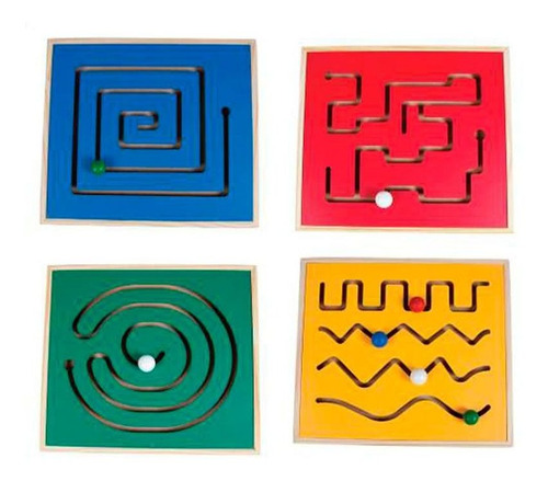 Imagem 1 de 1 de Brinquedos Educativos - Painéis Psicomotores 4 Unidades
