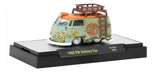 M2 Machines 1960 Vw Delivery Van Peace And Love Kool Kombi 