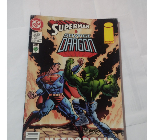 Superman Savage Dragon Metropolis Vid Dc Comics Image 