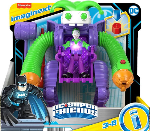 Figura Imaginext Dc Super Friends Joker Robot De Batalla