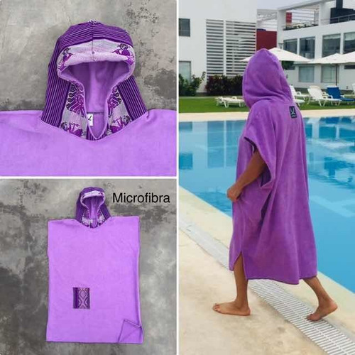 Toalla Microfibra Poncho Cambiador (cordano) Surf Natación