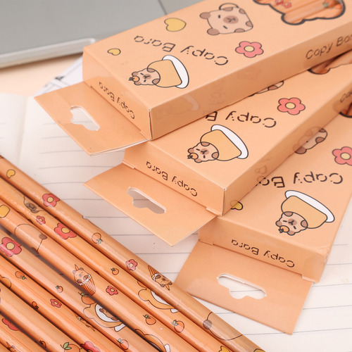 Conjunto De 12 Unidades/capivara Hb Drawing Writing