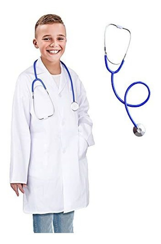 Disfraces Niñas - Disfraces -  Lab Coat For Kids - White Doc