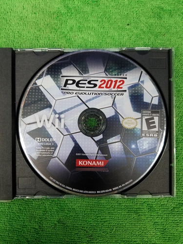 Pro Evolution Soccer Pes 2012 Wii Fisico Solo Disco De Juego
