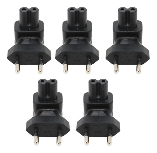Al Adaptador De Corriente Iec320 C7, Conector De Codo Con En
