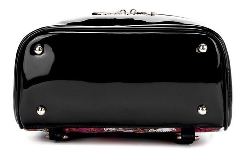 Mochila C/ Monedero Frida Kahlo Fc930l Black