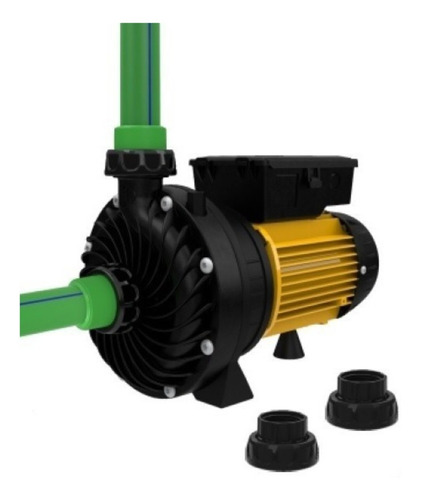 Imagen 2 de 2 de Bomba centrífuga Elektrim BPT 18 0.33hp color amarillo 220V