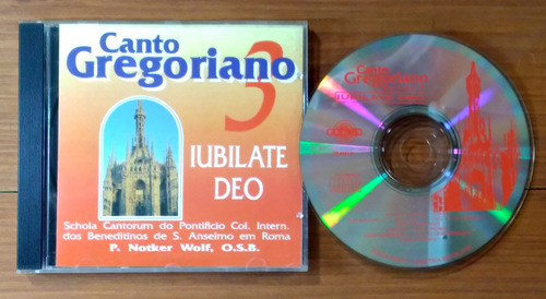 Canto Gregoriano Iubilate Deo Cd Brasil
