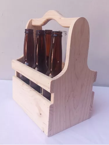 Estuche de madera para 6 botellas