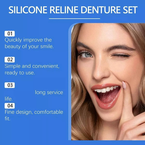 Set Relinedenture De Silicona, Kit Denture Reline.