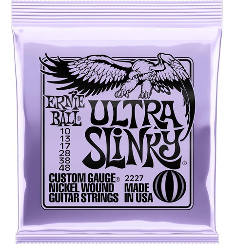 Corda Ernie Ball 010 Ultra Slinky Níquel Para Guitarra