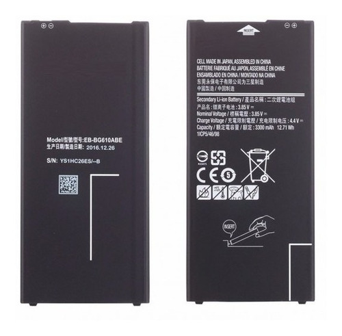 Bateria Samsung G615 Galaxy J7 Max Nueva Sellada Tienda Fisi