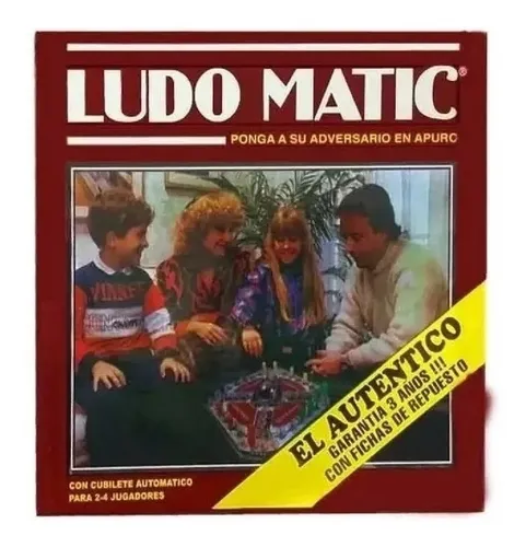 Ludo Matic Juego Mesa Cubilete Automatico Original V Crespo