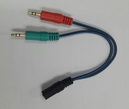  Cable Adaptador De 1 Plug(h) A 2 Plug(m) Skyway Auricular 