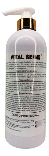 Shampoo Con Colágeno Nutritivo Vital Shine 750ml