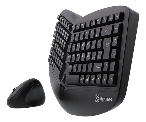 Kit Klipx Majestik Compact Duo Teclado Mouse 2.4ghz Wireless