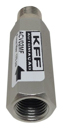 Válvula De Retenção Pneumática M/f 1/4 Npt P/ Suspensão A Ar
