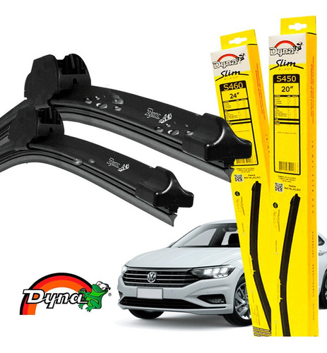 Kit Limpador Parabrisas Vw Jetta 2018 A 2021 Dyna Original