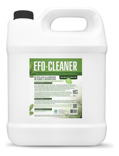 Efo-cleaner Pino 4l - Limpiador Líquido Para Pisos Pino
