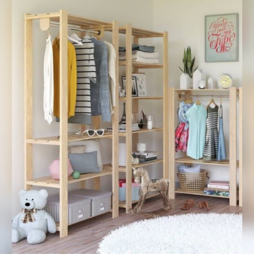 Imagen 4 de 4 de Exhibidor De Madera Plegable
