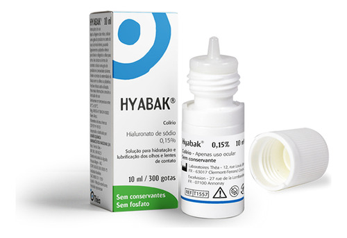 Hyabak Colírio Frasco Com 10ml