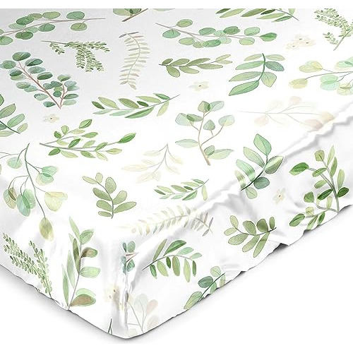 Sweet Jojo Designs Verde Boho Floral Leaf Boy Girl Género Ne