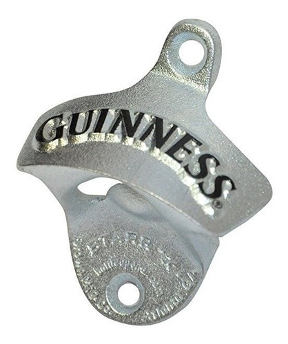 Guinness Wall Mounted Botella Abridor, Metal De La Calidad P