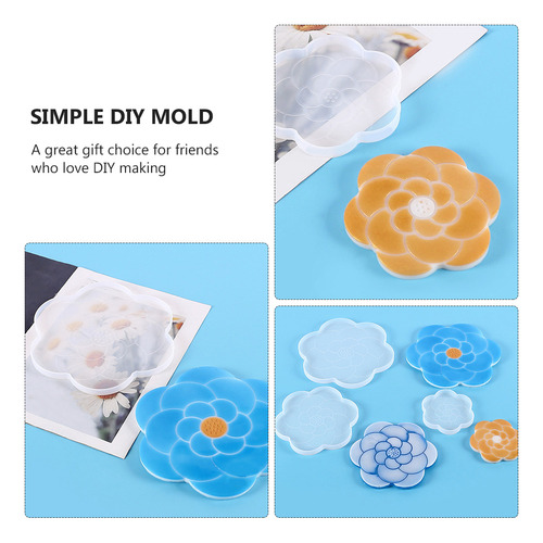 2 Moldes Para Posavasos Hechos A Mano, De Silicona, Para Hac