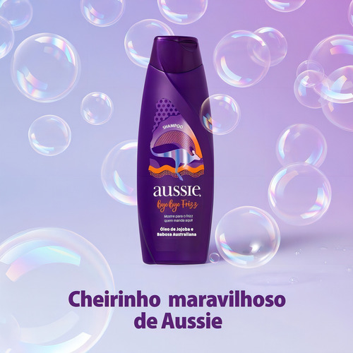 Shampoo Aussie Bye Bye Frizz 360ml + Condicionador 180ml