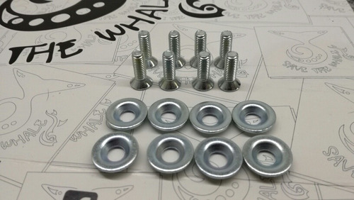 Imagen 3 de 9 de Set De Tornillos Y Arandelas Para Fijaciones De Snowboard