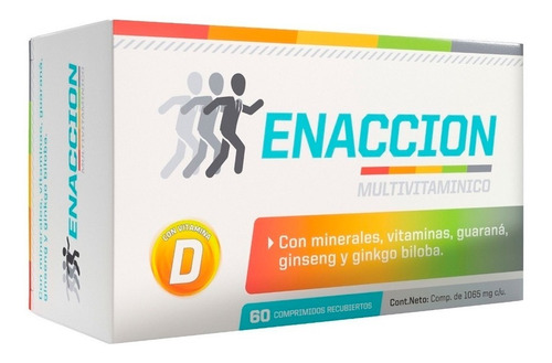 Enaccion Multivitaminico Ena 60 Comp. Energizante