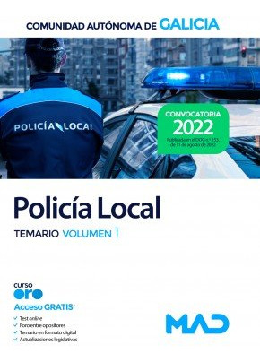 Libro Policia Local Comunidad Autonoma Galicia Temario V ...