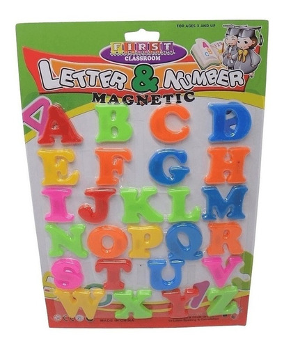 Letras Magneticas Imanes Heladera O Pizarra Didáctico 4 Cm