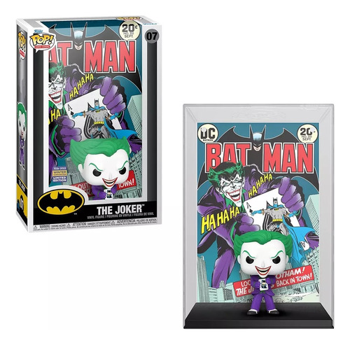 Funko Pop Dc Heroes Comic Cover Joker #07 Limited Edition