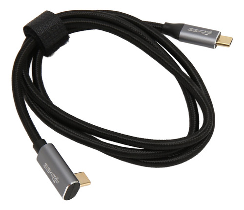Cable Tipo C A Tipo C Usb De 90 Grados, Usb De 100 W, Usb3.1