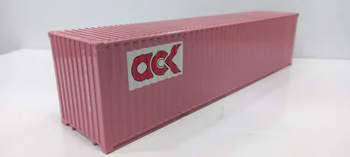 Container Ack 40' Escala 1:50 24,5 Cm De Largo